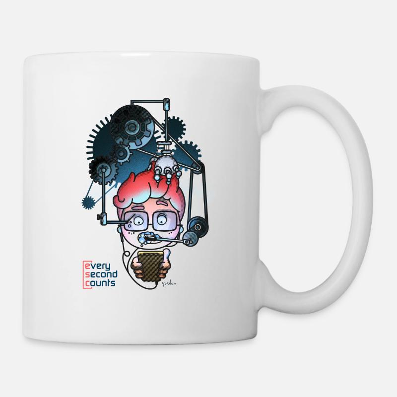esc - every second counts - Tasse - Weiß