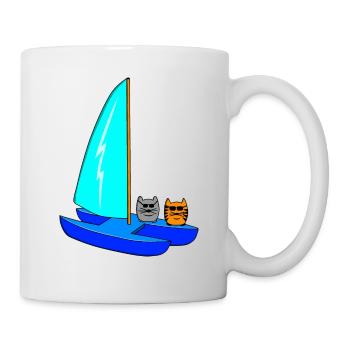 sailing - Mug - white - Right