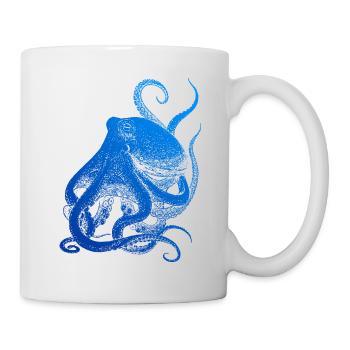 Octopus Tattoo - Diving Divers Diver Dive - Mug - white - Right