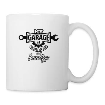 Mechaniker Garage auto Schrauber Hobby Geschenk - Tasse - Weiß - Rechts