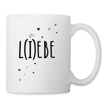 Liebe und Lebe - Tasse - Weiß - Rechts