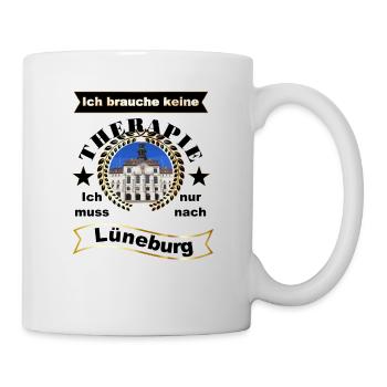 Lüneburg | Stadt Geschenk Reisen Therapie - Tasse - Weiß - Rechts