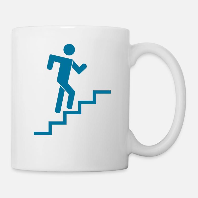 stairs runner - Tasse - Weiß