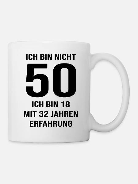Cadeau d'anniversaire 50 - Mug blanc - blanc