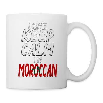 Can't Keep Calm I´m Morrocan - Tasse - Weiß - Rechts