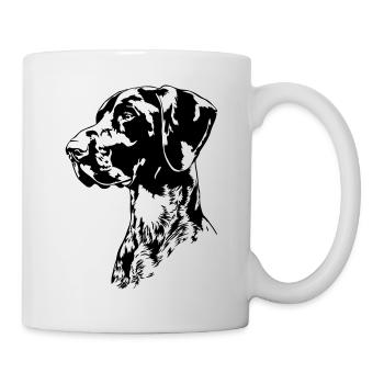 GERMAN SHORT HAIR Hunting dog Wilsigns Hunting dogs - Mug - white - Right