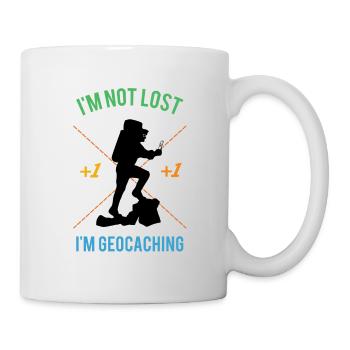 im not lost in geocaching - Mug - white - Right