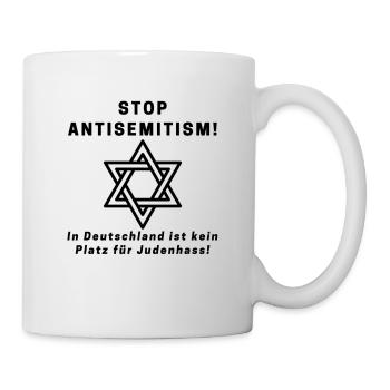 Stop Antisemitism! - Tasse - Weiß - Rechts