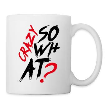 Crazy So What K-Pop Coréen de la musique Idée - Mug blanc - blanc - Droite