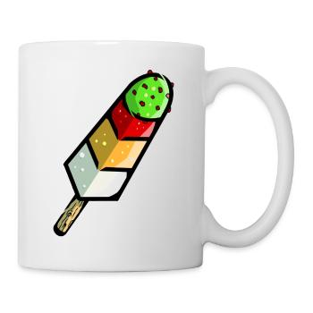 Kaktus Eis - Tasse - Weiß - Rechts