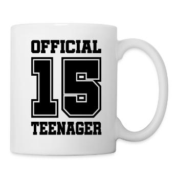 15e anniversaire cadeau pour les adolescents - Mug blanc - blanc - Droite