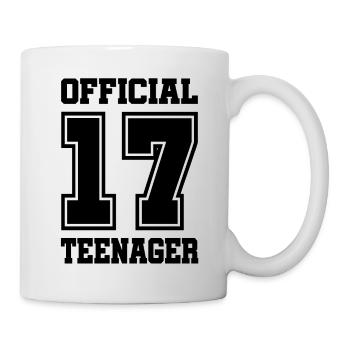 17 year teenager birthday gift - Mug - white - Right