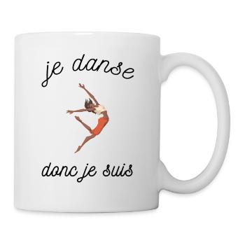 je danse donc je suis cadeau anniversaire femme - Mug blanc - blanc - Droite