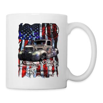 Rolling Thunder V8 Pickup Truck United States - Mug - white - Right