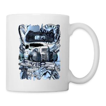 V8 Fargo Truck Bleu Spécial Edition Limitée - Mug blanc - blanc - Droite