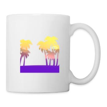 Palm island sunset - Mug - white - Right