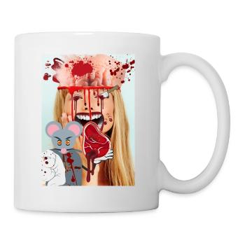 Mouse Killing People - Mug - white - Right