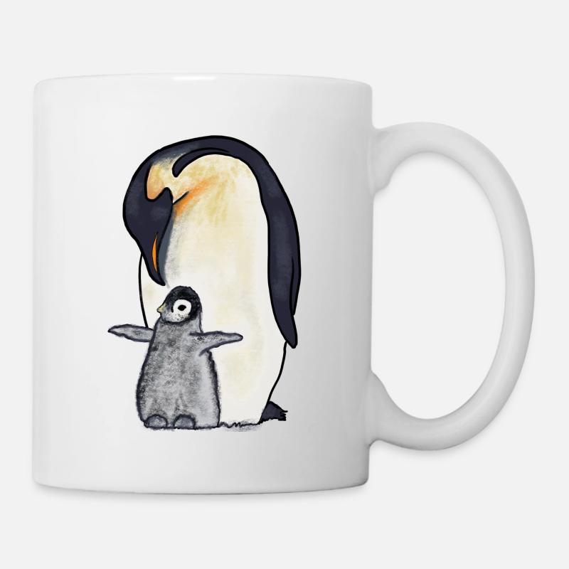 Pingouins - Mug blanc - blanc