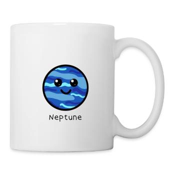 Niedlicher Neptun - Tasse - Weiß - Rechts