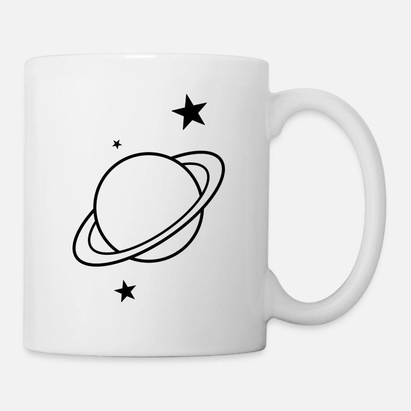 Planète - Mug blanc - blanc