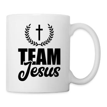 team jesus crois - Mug blanc - blanc - Droite
