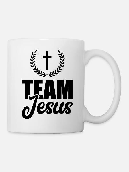 team jesus crois - Mug blanc - blanc