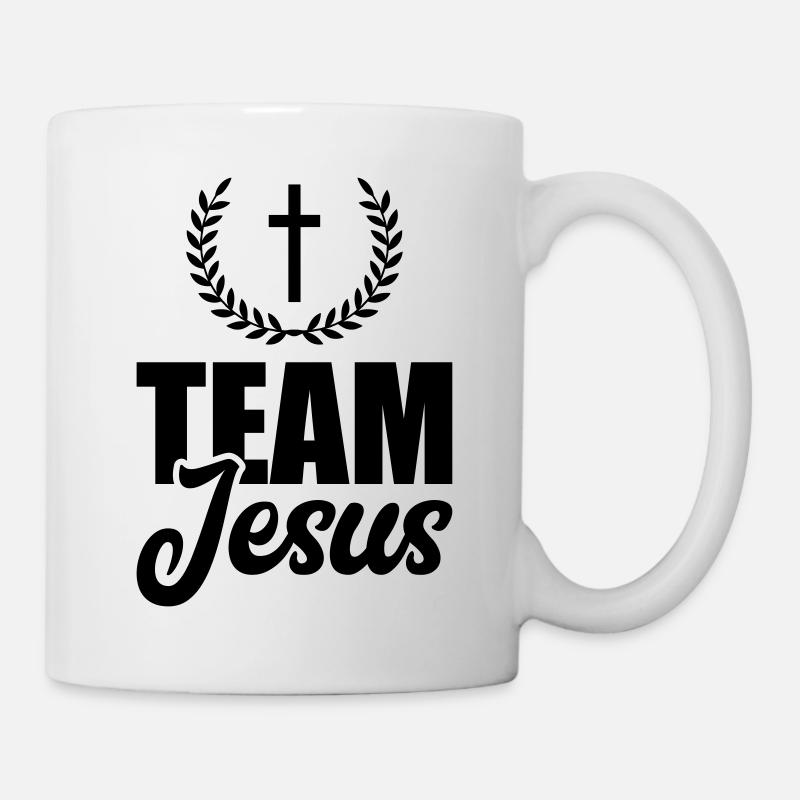 team jesus crois - Mug blanc - blanc