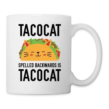 Tacocat Spelled Backwards Is Tacocat - Mug - white - Right
