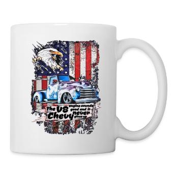 Légendaire V8 Chevy Pickup Usa Adler - Mug blanc - blanc - Droite