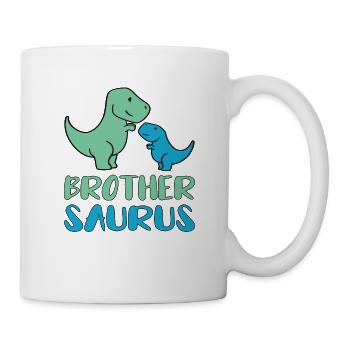 Bruder Saurus - Tasse - Weiß - Rechts