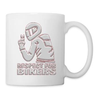 Motards - Mug blanc - blanc - Droite