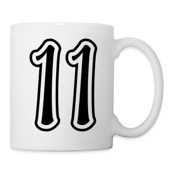 11 Number number - Mug - white - Right