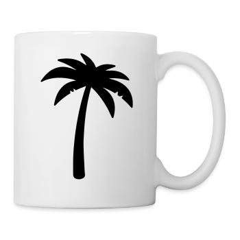 symbole de la paume - Mug blanc - blanc - Droite