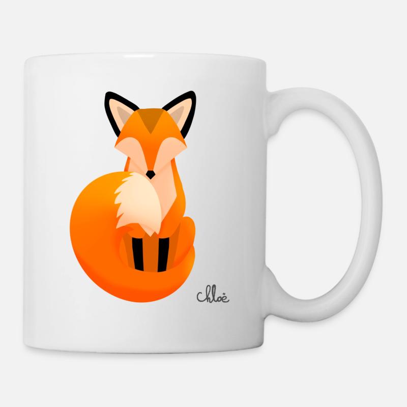 Fuchs - Tasse - Weiß