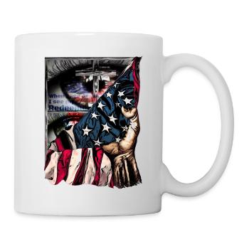 Design für Christian Church Mitarbeiter - Tasse - Weiß - Rechts