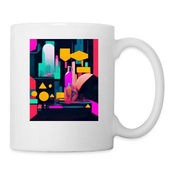Cyber City - Tasse - Weiß - Rechts