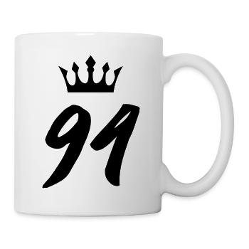94 Number crown - Mug - white - Right