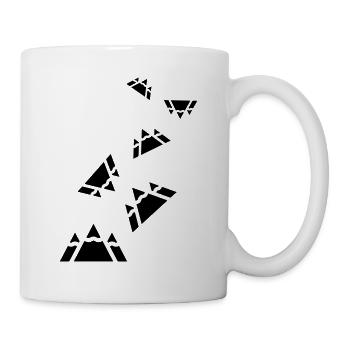 Berge - Tasse - Weiß - Rechts