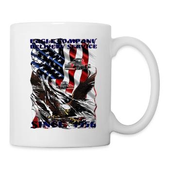 Truck Driver Vintage Cadeau d’anniversaire Amérique - Mug blanc - blanc - Droite