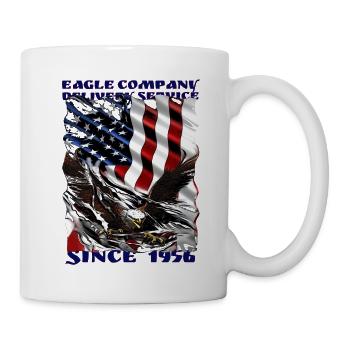 Truck Design Service Vintage Shirt V8 Motor Adler - Mug - white - Right