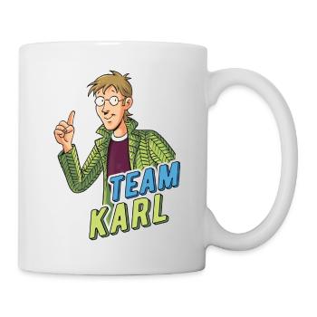 TKKG Team Karl Vierstein - Tasse - Weiß - Rechts
