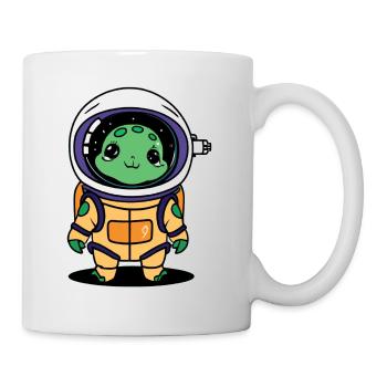 Cute Space Turtle - Mug - white - Right