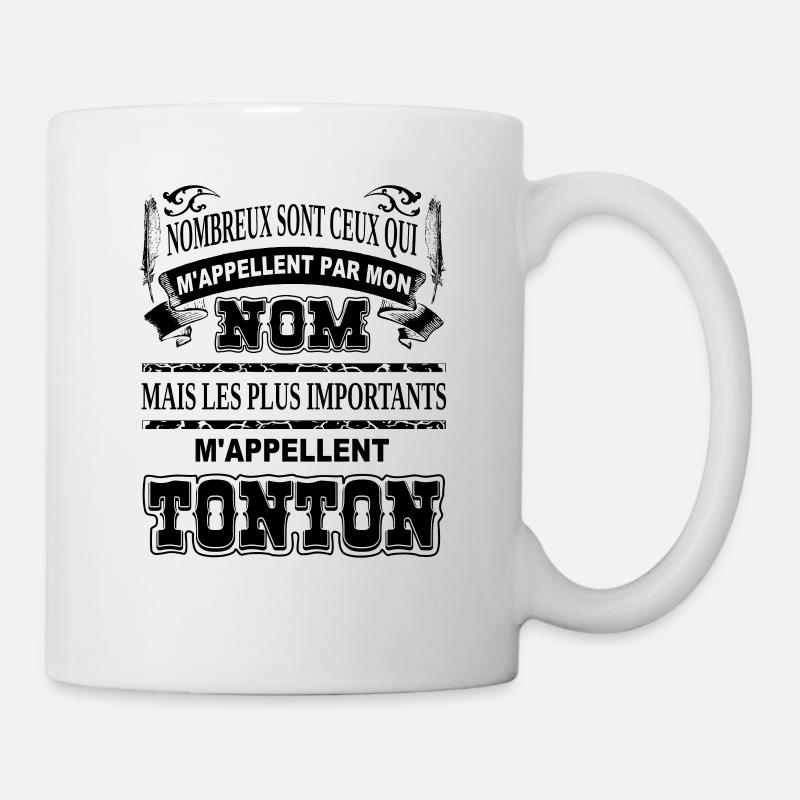 Meilleur tonton idée cadeau oncle frère humour - Mug blanc - blanc