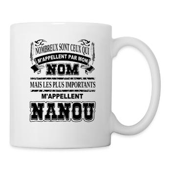 Meilleure grand-mère nanou cadeau humour mamie - Mug blanc - blanc - Droite