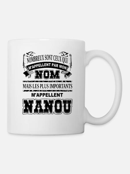 Meilleure grand-mère nanou cadeau humour mamie - Mug blanc - blanc