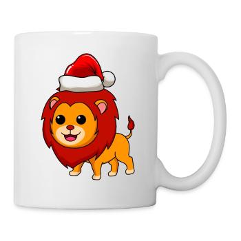 Léo Comique Noël - Mug blanc - blanc - Droite