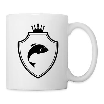 Armoiries du poisson - Mug blanc - blanc - Droite