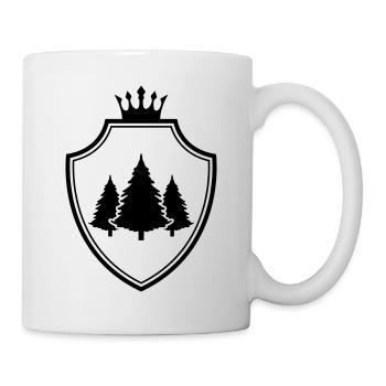 Tree Coat of Arms Forest Fir - Mug - white - Right