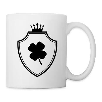 Armoiries du trèfle - Mug blanc - blanc - Droite