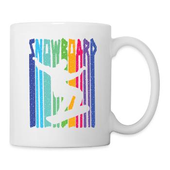 Snowboard Snowboarder - Tasse - Weiß - Rechts
